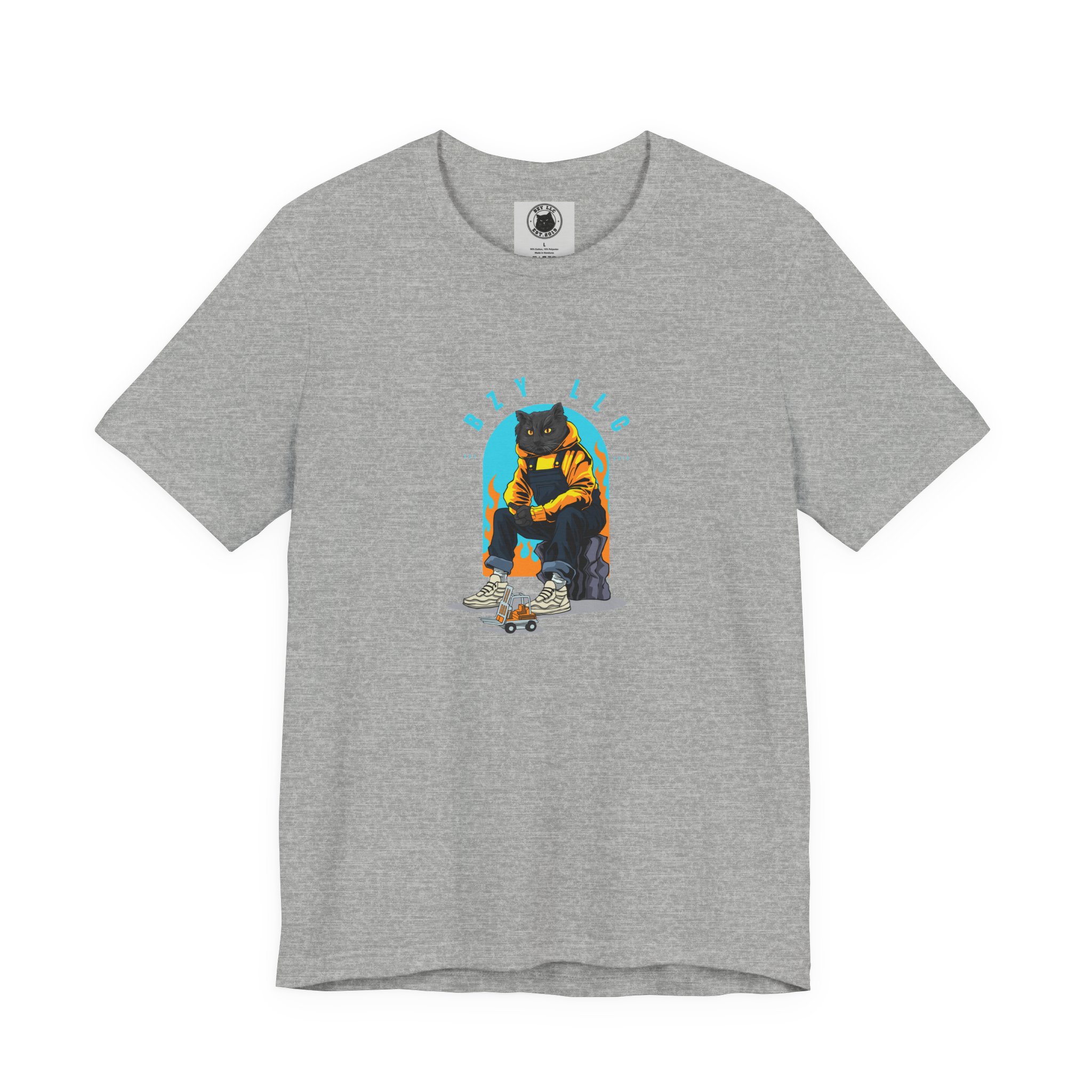 Jimmy the Cat Tee | Chill Vibes Retro Arch Graphic - Image 17