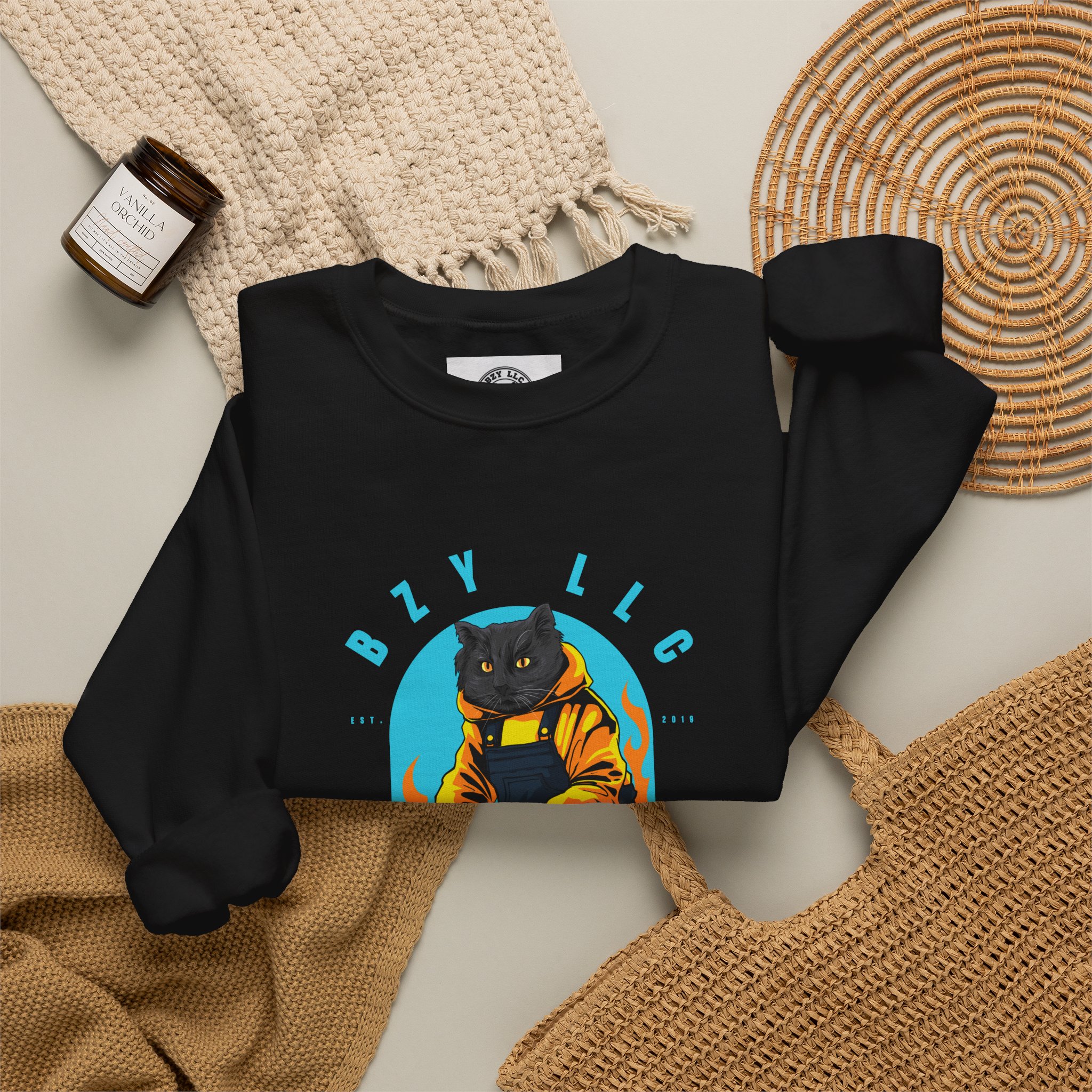 Jimmy the Cat Crewneck Sweatshirt - Image 20