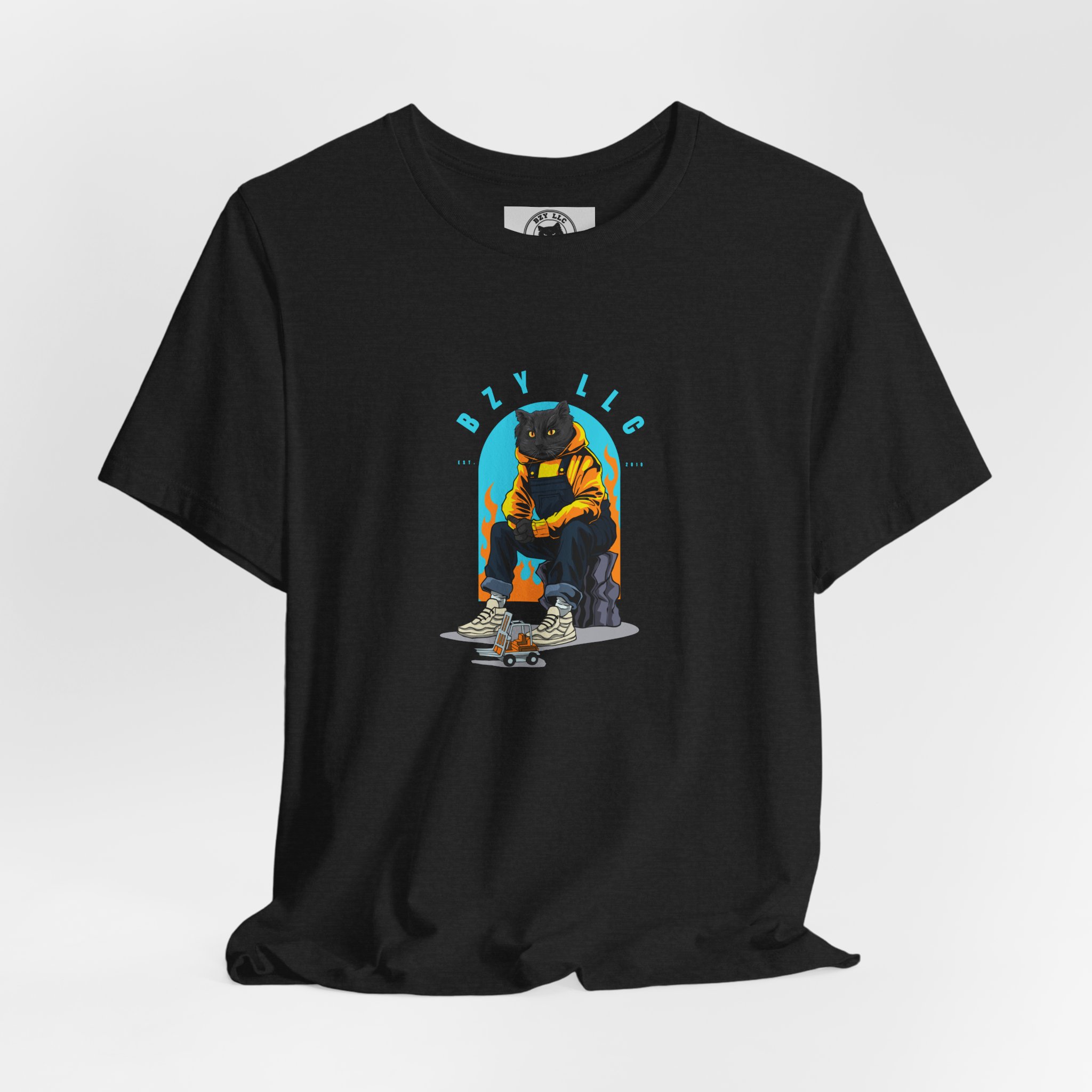 Jimmy the Cat Tee | Chill Vibes Retro Arch Graphic - Image 12