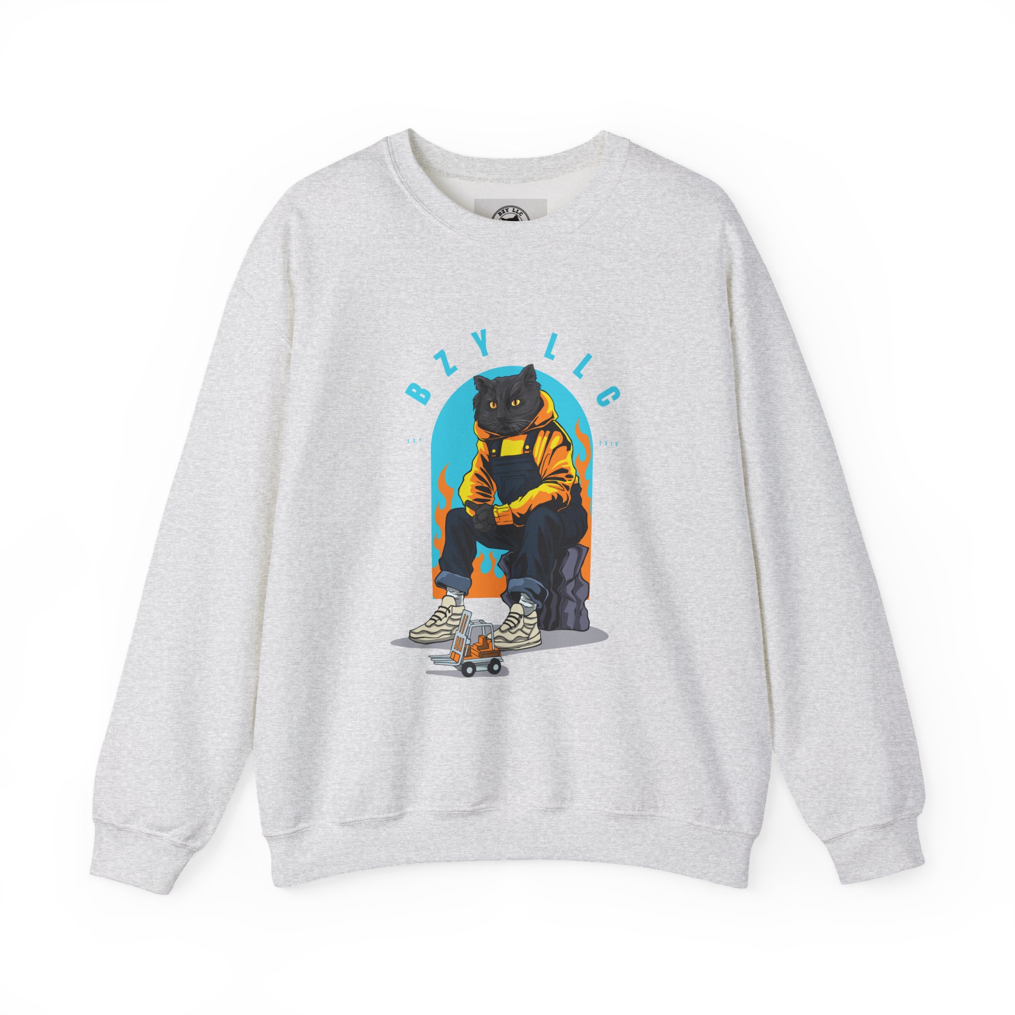 Jimmy the Cat Crewneck Sweatshirt - Image 13