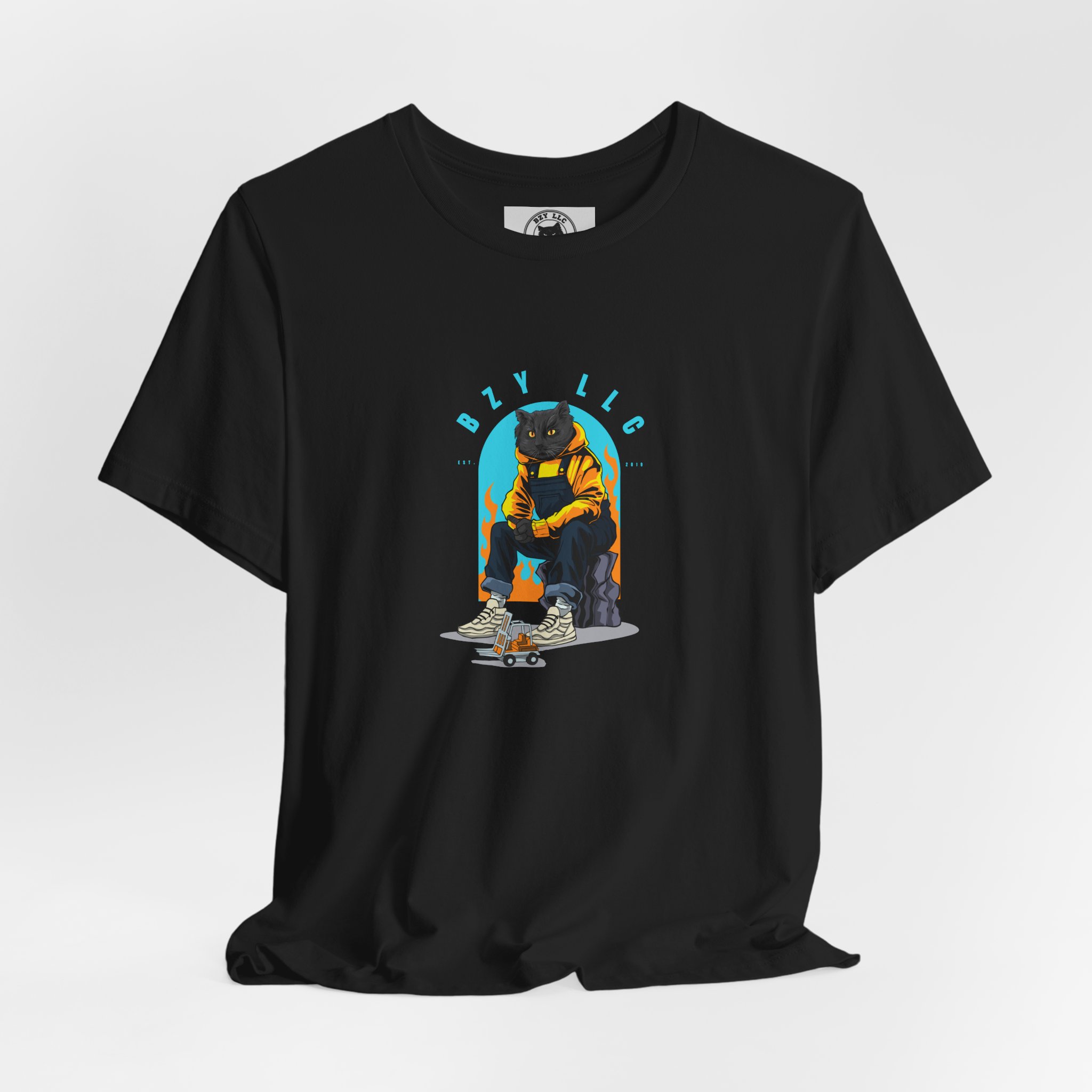 Jimmy the Cat Tee | Chill Vibes Retro Arch Graphic - Image 8