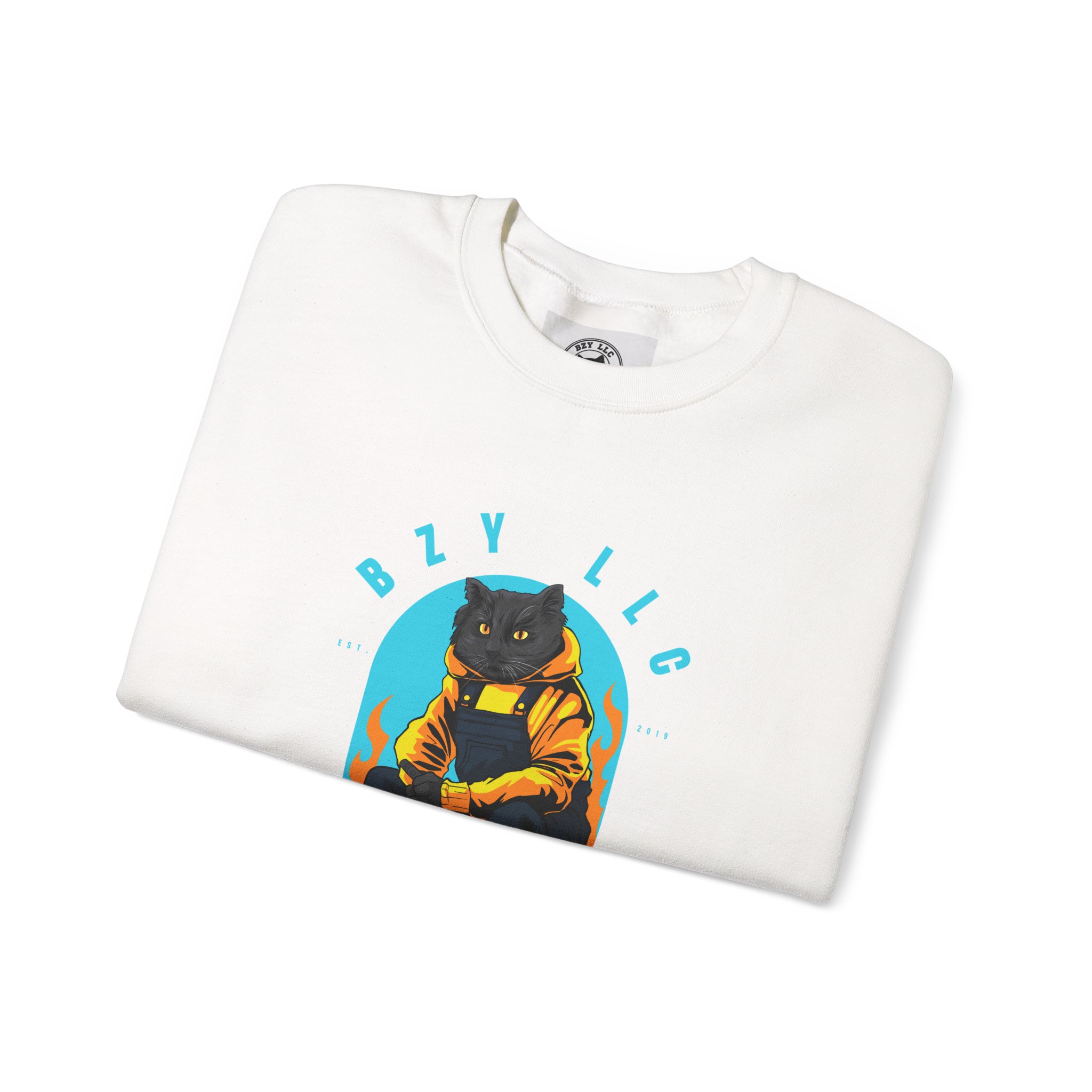 Jimmy the Cat Crewneck Sweatshirt - Image 3