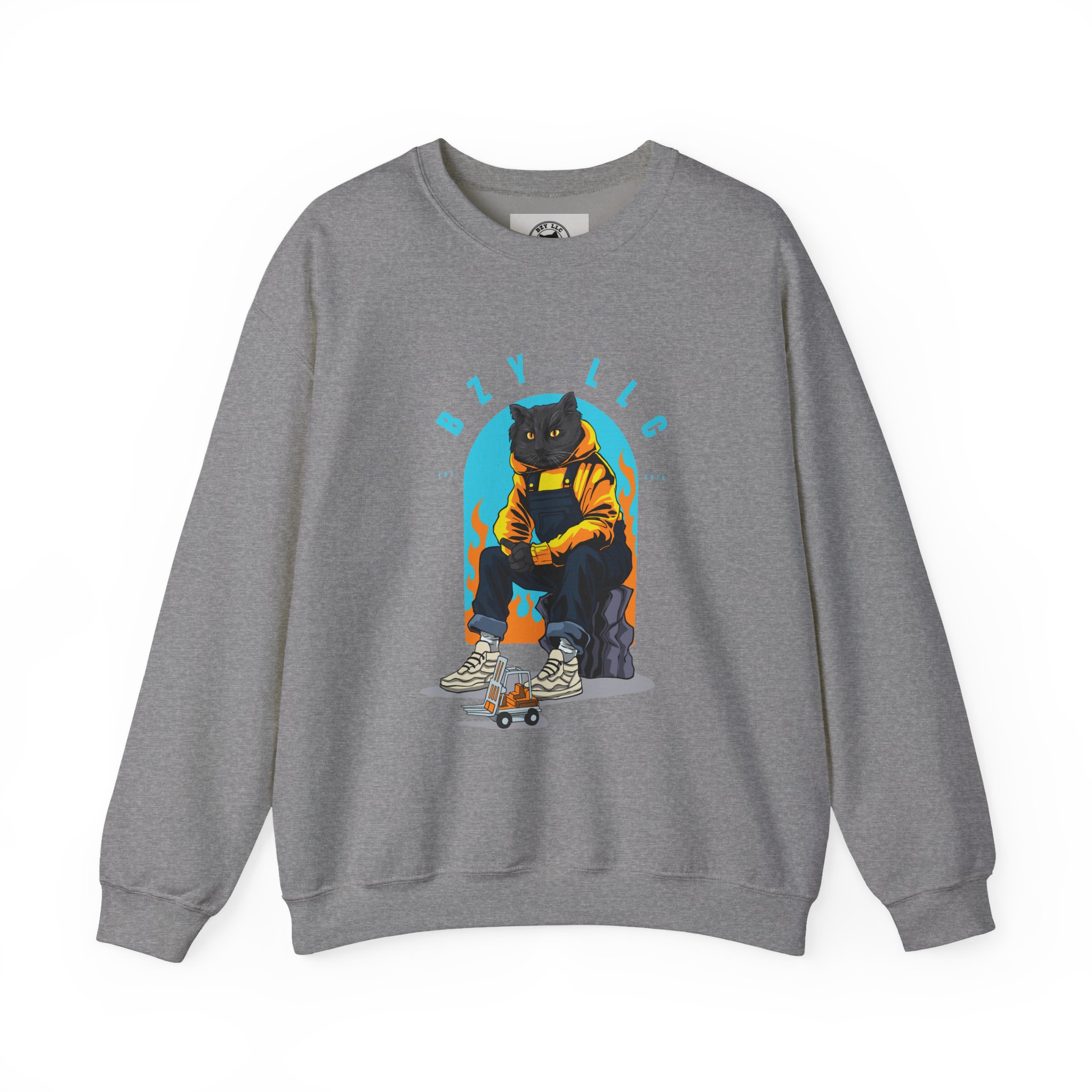 Jimmy the Cat Crewneck Sweatshirt - Image 5