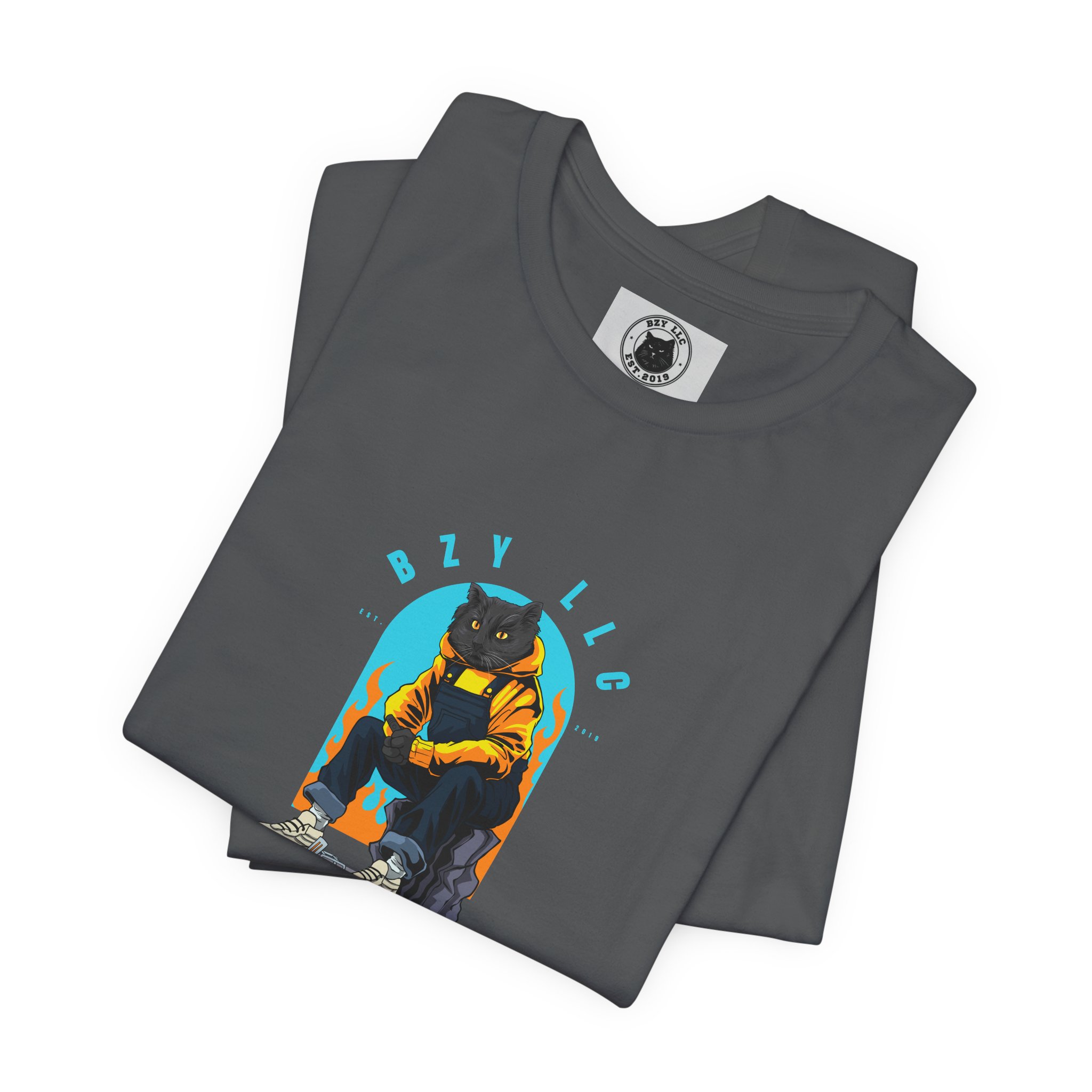 Jimmy the Cat Tee | Chill Vibes Retro Arch Graphic - Image 23