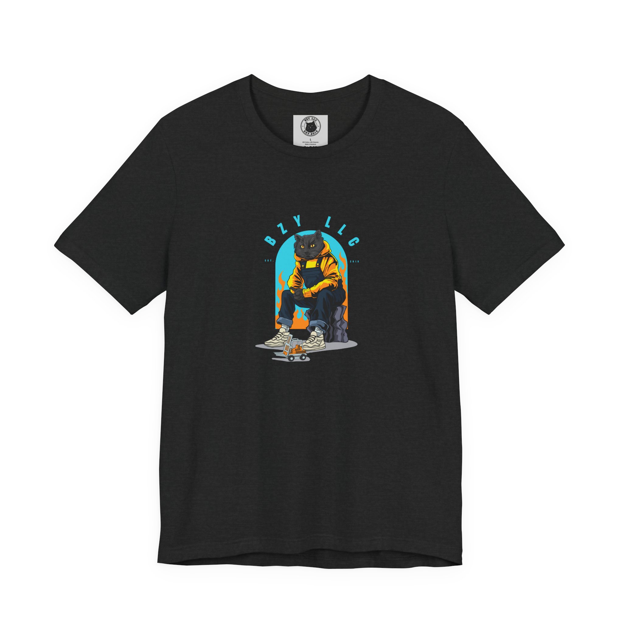 Jimmy the Cat Tee | Chill Vibes Retro Arch Graphic - Image 9