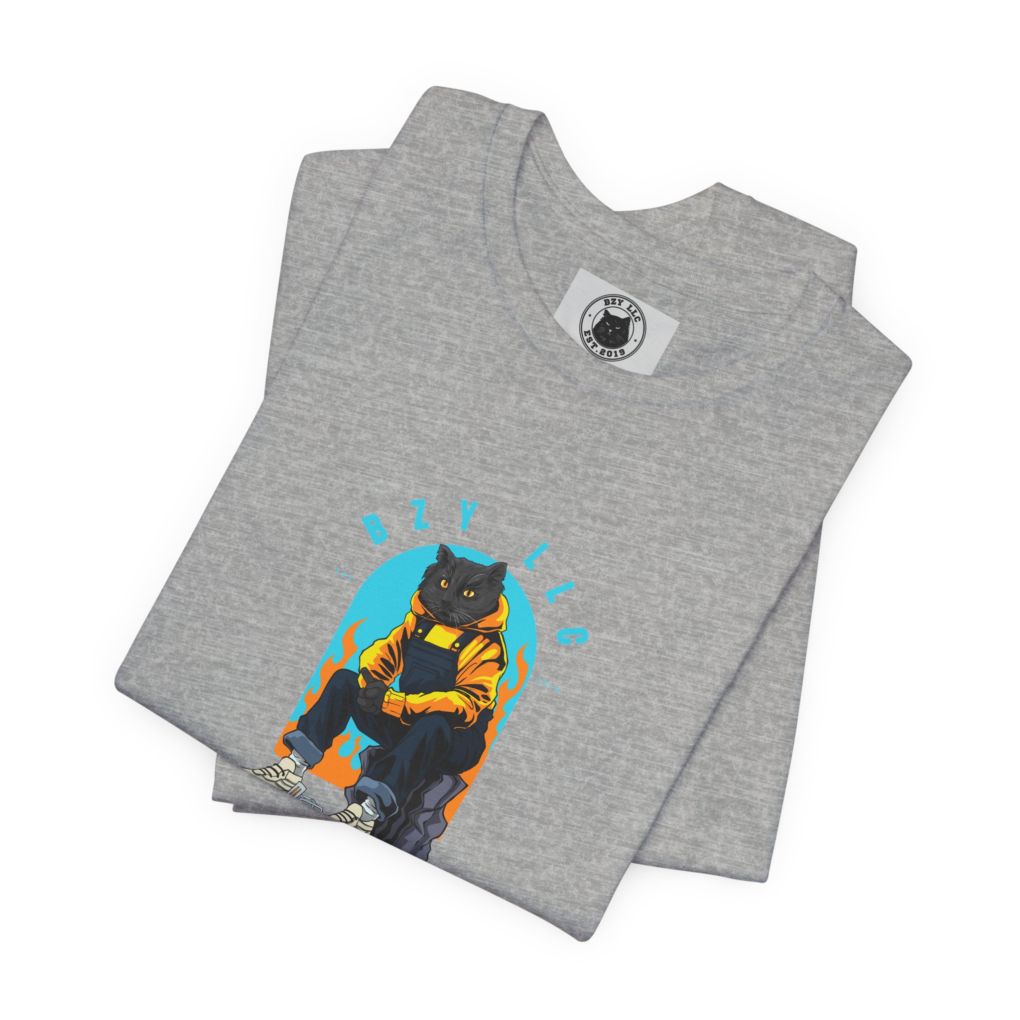 Jimmy the Cat Tee | Chill Vibes Retro Arch Graphic - Image 19