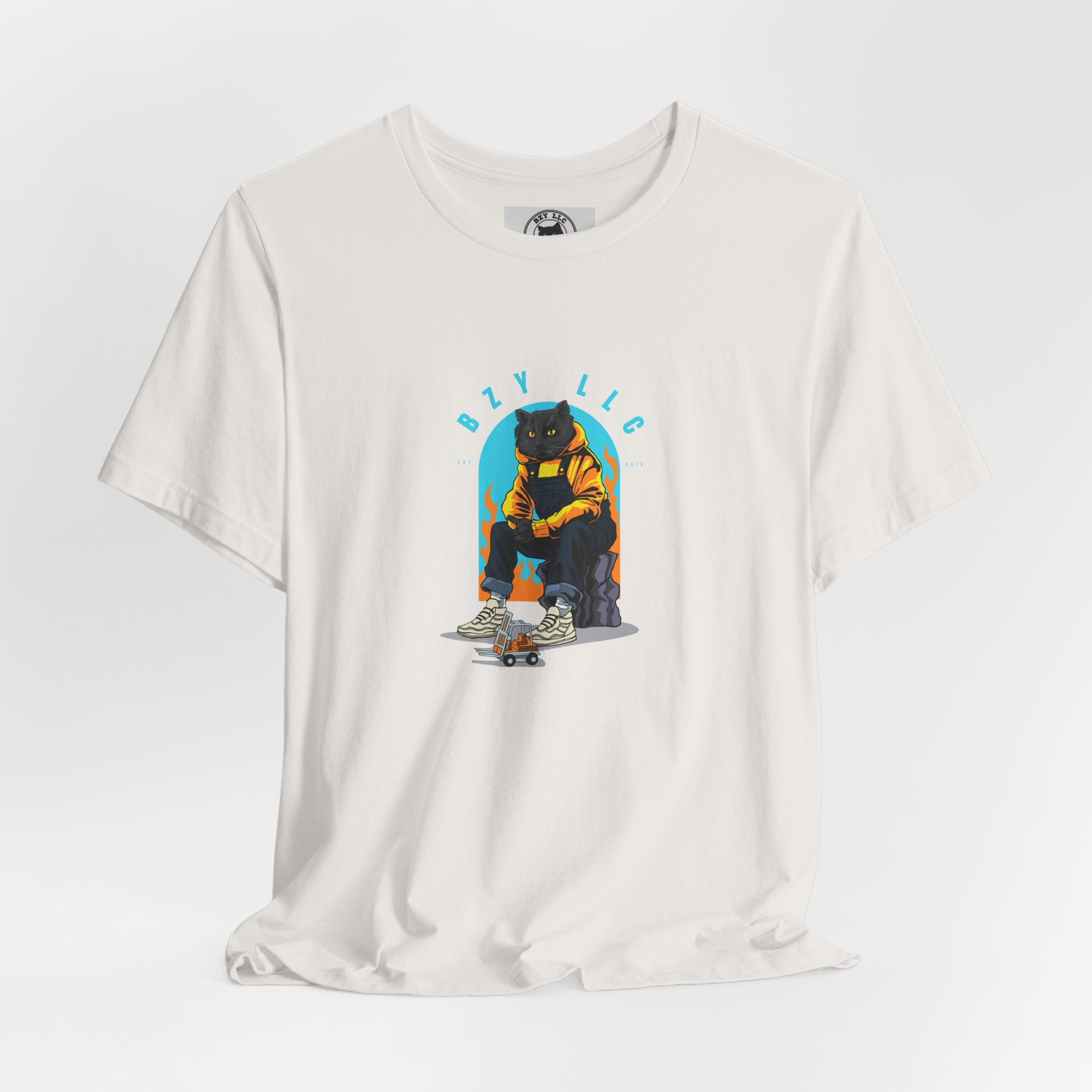Jimmy the Cat Tee | Chill Vibes Retro Arch Graphic - Image 16
