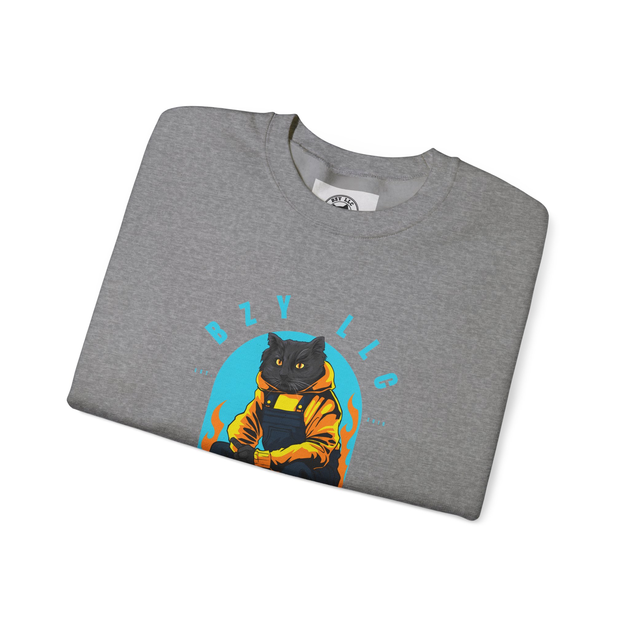Jimmy the Cat Crewneck Sweatshirt - Image 7