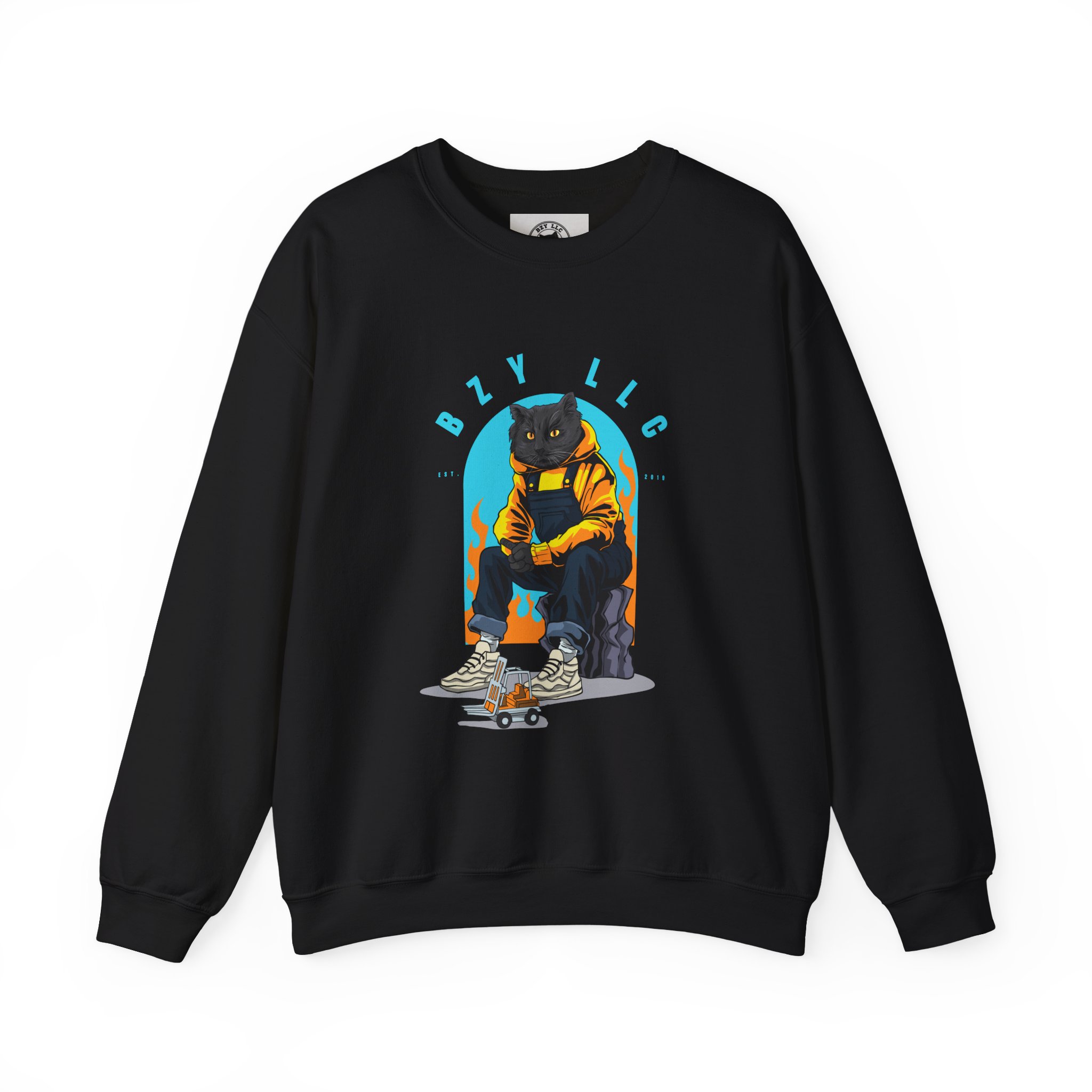 Jimmy the Cat Crewneck Sweatshirt - Image 17