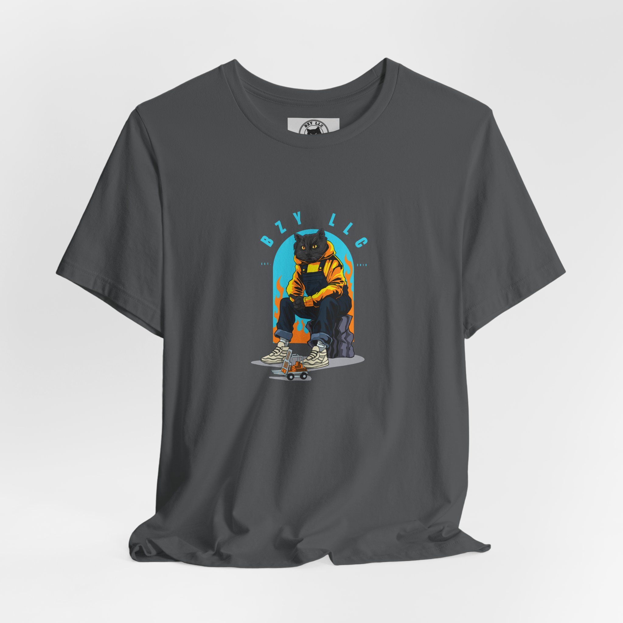 Jimmy the Cat Tee | Chill Vibes Retro Arch Graphic - Image 24